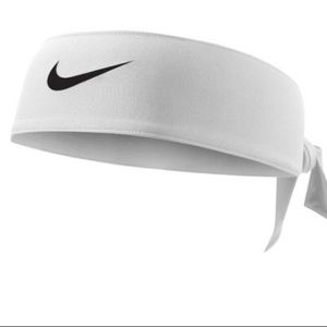 White NIKE headband